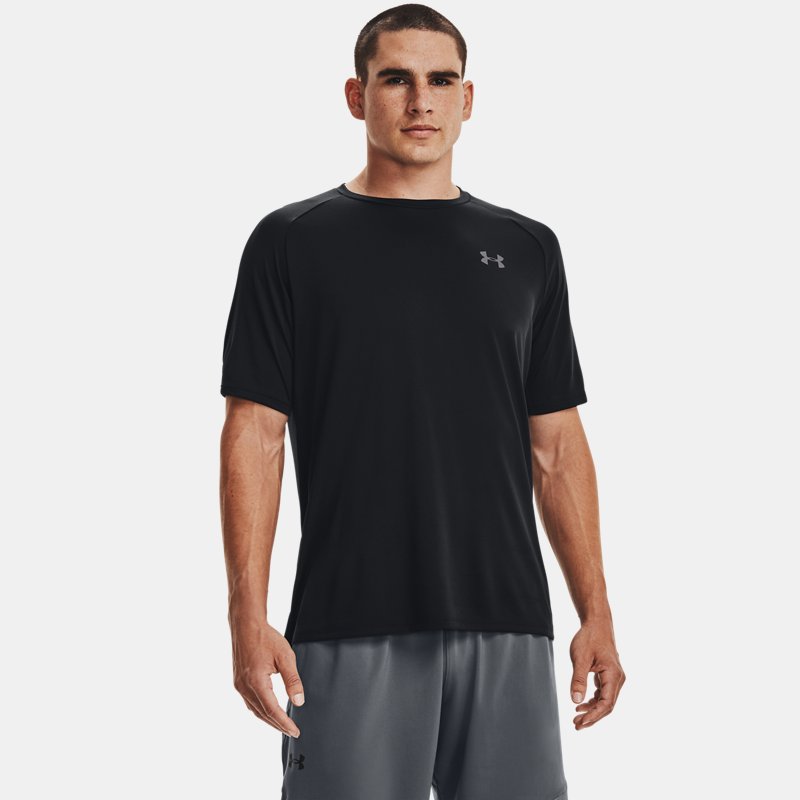 Men's Under Armour Tech™ 2.0 Short Sleeve Black / Graphite XS